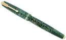 1940 PARKER EMERALD PEARL VACUMATIC DOUBLE JEWEL FOUNTAIN PEN M-BB NIB RESTORED OFFERED BY ANTIQUE DIGGER