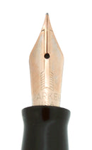 1940 PARKER EMERALD PEARL VACUMATIC DOUBLE JEWEL FOUNTAIN PEN M-BB NIB RESTORED OFFERED BY ANTIQUE DIGGER