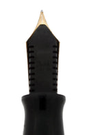 RARE 1940 PARKER LONG MAJOR SILVER PEARL JEWELER CAP BAND FOUNTAIN PEN RESTORED OFFERED BY ANTIQUE DIGGER