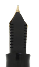 1940 PARKER VACUMATIC SENIOR MAXIMA JET BLACK FOUNTAIN PEN RESTORED OFFERED BY ANTIQUE DIGGER