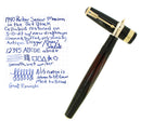 1940 PARKER VACUMATIC SENIOR MAXIMA JET BLACK FOUNTAIN PEN RESTORED OFFERED BY ANTIQUE DIGGER