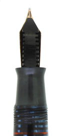 1940 PARKER AZURE PEARL VACUMATIC DOUBLE JEWEL FOUNTAIN PEN MAJOR SIZE RESTORED OFFERED BY ANTIQUE DIGGER