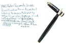 1940 PARKER VACUMATIC AZURE PEARL DOUBLE JEWEL FOUNTAIN PEN MAJOR SIZE RESTORED OFFERED BY ANTIQUE DIGGER