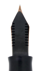 1940 PARKER JET BLACK SENIOR MAXIMA VACUMATIC M-BBB 2.12MM FLEX NIB RESTORED OFFERED BY ANTIQUE DIGGER