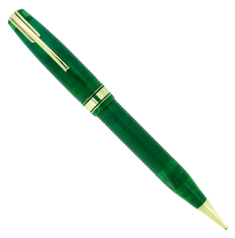 1940 WATERMAN 100 HUNDRED YEAR TRANSPARENT GREEN RIBBED PENCIL OFFERED BY ANTIQUE DIGGER