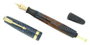 1941 PARKER AZURE PEARL VACUMATIC MAJOR FOUNTAIN PEN GORGEOUS COLOR RESTORED OFFERED BY ANTIQUE DIGGER