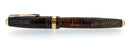 1941 PARKER VACUMATIC DOUBLE JEWEL GOLDEN PEARL CELLULOID FOUNTAIN PEN RESTORED OFFERED BY ANTIQUE DIGGER