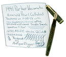 1941 PARKER EMERALD PEARL VACUMATIC DEBUTANTE FOUNTAIN PEN RESTORED OFFERED BY ANTIQUE DIGGER