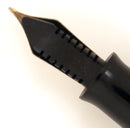 1941 PARKER GOLD PEARL DOUBLE JEWEL VACUMATIC FOUNTAIN PEN JEWELER BAND RESTORED