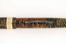1941 PARKER GOLD PEARL DOUBLE JEWEL VACUMATIC FOUNTAIN PEN JEWELER BAND RESTORED