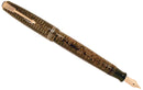 RESTORED 1941 PARKER VACUMATIC DOUBLE JEWEL GOLDEN PEARL CELLULOID FOUNTAIN PEN  OFFERED BY ANTIQUE DIGGER