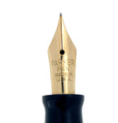 1941 PARKER STRIPED SENIOR DUOFOLD GREEN GOLD CELLULOID FOUNTAIN PEN RESTORED OFFERED BY ANTIQUE DIGGER