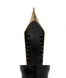 1941 PARKER STRIPED SENIOR DUOFOLD GREEN GOLD CELLULOID FOUNTAIN PEN RESTORED OFFERED BY ANTIQUE DIGGER