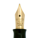 1941 PARKER DUOFOLD FOUNTAIN PEN DUSTY ROSE CELLULOID INGENUE SIZE RESTORED OFFERED BY ANTIQUE DIGGER