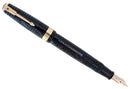1941 PARKER VACUMATIC SENIOR MAXIMA AZURE PEARL DOUBLE JEWEL FOUNTAIN PEN RESTORED OFFERED BY ANTIQUE DIGGER