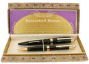 CIRCA 1941 EVERSHARP SKYLINE BLACK FOUNTAIN PEN & PENCIL SET NEAR MINT OFFERED BY ANTIQUE DIGGER