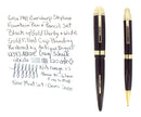 CIRCA 1941 EVERSHARP SKYLINE BLACK FOUNTAIN PEN & PENCIL SET NEAR MINT OFFERED BY ANTIQUE DIGGER