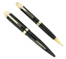 CIRCA 1941 EVERSHARP SKYLINE BLACK FOUNTAIN PEN & PENCIL SET NEAR MINT OFFERED BY ANTIQUE DIGGER