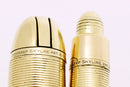 C1942 EVERSHARP SKYLINE GOLD CAP BLACK BARREL FOUNTAIN PEN SET NOS MINT STICKER OFFERED BY ANTIQUE DIGGER