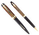C1942 EVERSHARP SKYLINE RED GREEN CAP NAVY BLUE BARREL FOUNTAIN PEN SET RESTORED OFFERED BY ANTIQUE DIGGER