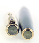 1941 PARKER 51 FIRST YEAR DOUBLE JEWEL GOLD CAP BLACK BARREL FOUNTAIN PEN RESTORED OFFERED BY ANTIQUE DIGGER