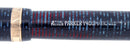1941 PARKER VACUMATIC AZURE PEARL DOUBLE JEWEL LONG MAJOR FOUNTAIN PEN RESTORED OFFERED BY ANTIQUE DIGGER