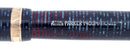 1941 PARKER VACUMATIC AZURE PEARL DOUBLE JEWEL LONG MAJOR FOUNTAIN PEN RESTORED OFFERED BY ANTIQUE DIGGER