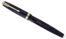 1941 PARKER VACUMATIC AZURE PEARL DOUBLE JEWEL LONG MAJOR FOUNTAIN PEN RESTORED OFFERED BY ANTIQUE DIGGER