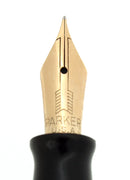 1941 PARKER GOLDEN PEARL VACUMATIC DOUBLE JEWEL JEWELERS CAP BAND FOUNTAIN PEN RESTORED OFFERED BY ANTIQUE DIGGER