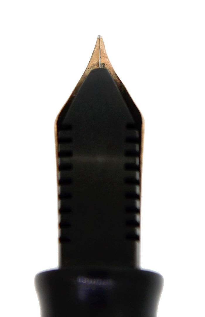 1941 PARKER VACUMATIC SENIOR MAXIMA JET BLACK DOUBLE JEWEL FOUNTAIN PE