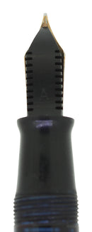 1941 PARKER SENIOR MAXIMA AZURE PEARL VACUMATIC DOUBLE JEWEL FOUNTAIN PEN RESTORED OFFERED BY ANTIQUE DIGGER