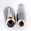 1941 PARKER SENIOR MAXIMA VACUMATIC AZURE PEARL DOUBLE JEWEL FOUNTAIN PEN RESTORED OFFERED BY ANTIQUE DIGGER