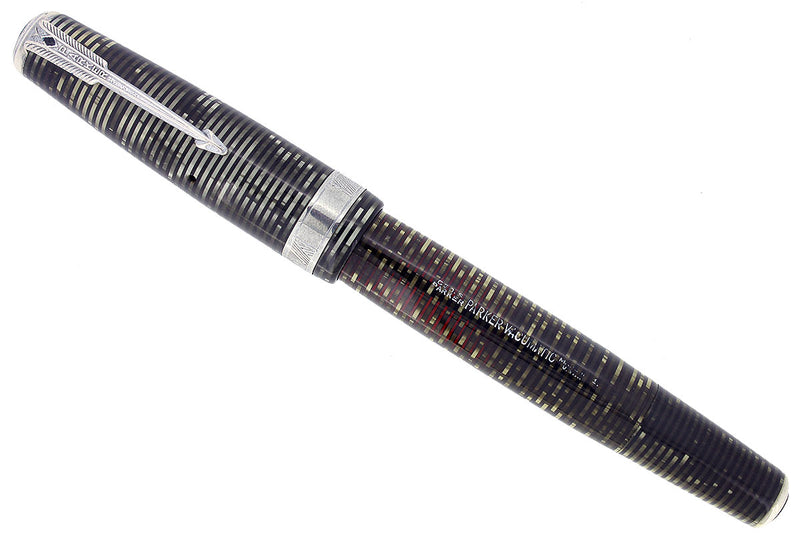 RARE 1941 PARKER VACUMATIC DOUBLE JEWEL SENIOR MAXIMA PARKER FOUNTAIN PEN RESTORED OFFERED BY ANTIQUE DIGGER