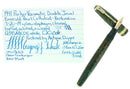 1941 PARKER EMERALD PEARL VACUMATIC DOUBLE JEWEL FOUNTAIN PEN F-BB NIB RESTORED OFFERED BY ANTIQUE DIGGER