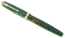 1941 PARKER EMERALD PEARL VACUMATIC DOUBLE JEWEL FOUNTAIN PEN F-BB NIB RESTORED OFFERED BY ANTIQUE DIGGER