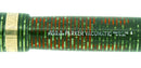 1941 PARKER EMERALD PEARL VACUMATIC DOUBLE JEWEL FOUNTAIN PEN F-BB NIB RESTORED OFFERED BY ANTIQUE DIGGER