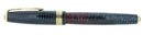 1941 PARKER AZURE VACUMATIC DOUBLE JEWEL JEWELER CAP BAND FOUNTAIN PEN RESTORED OFFERED BY ANTIQUE DIGGER