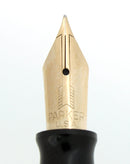 1941 PARKER AZURE VACUMATIC DOUBLE JEWEL JEWELER CAP BAND FOUNTAIN PEN RESTORED OFFERED BY ANTIQUE DIGGER