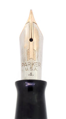 1941 PARKER VACUMATIC LONG MAJOR AZURE PEARL DOUBLE JEWEL FOUNTAIN PEN RESTORED OFFERED BY ANTIQUE DIGGER