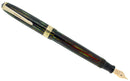 1942 PARKER DUOFOLD GREEN GOLD CELLULOID FOUNTAIN PEN MAJOR SIZE RESTORED OFFERED BY ANTIQUE DIGGER