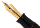 RESTORED 1942 PARKER GOLDEN PEARL VACUMATIC MAJOR FOUNTAIN PEN WITH F to BB FLEX NIB OFFERED BY ANTIQUE DIGGER