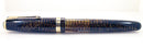 RESTORED 1942 PARKER GOLDEN PEARL VACUMATIC MAJOR FOUNTAIN PEN WITH F to BB FLEX NIB OFFERED BY ANTIQUE DIGGER