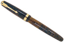 RESTORED 1942 PARKER GOLDEN PEARL VACUMATIC MAJOR FOUNTAIN PEN WITH F to BB FLEX NIB OFFERED BY ANTIQUE DIGGER