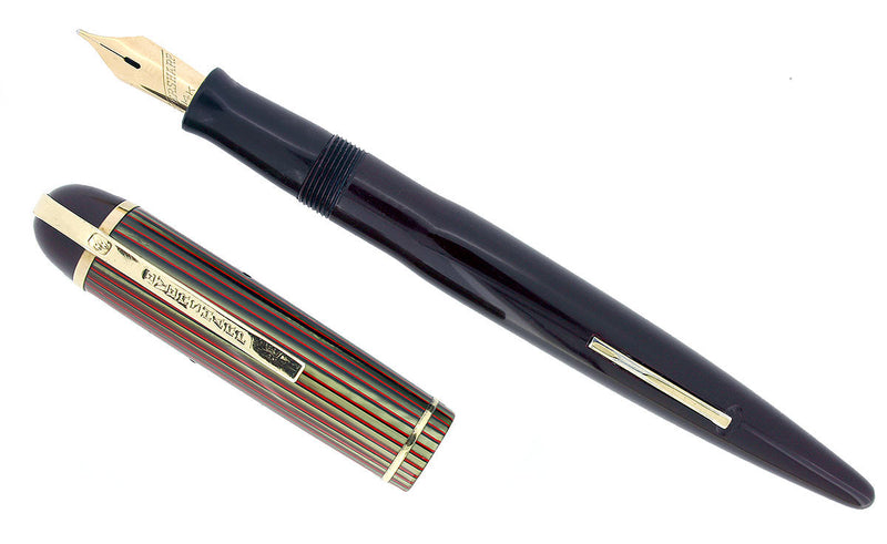 CIRCA 1942 EVERSHARP SKYLINE STANDARD SIZE FOUNTAIN PEN SMOOTH NIB RESTORED OFFERED BY ANTIQUE DIGGER