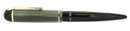 C1943 EVERSHARP SKYLINE GREEN STRIPE FOUNTAIN PEN SET NOS MINT IN BOX STICKERED OFFERED BY ANTIQUE DIGGER