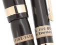C1943 EVERSHARP SKYLINE BROWN FOUNTAIN PEN SET NOS MINT IN BOX STICKERED OFFERED BY ANTIQUE DIGGER