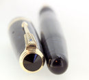 SCARCE 1942 PARKER SENIOR MAXIMA AZURE PEARL VACUMATIC SINGLE JEWEL FOUNTAIN PEN RESTORED OFFERED BY ANTIQUE DIGGER