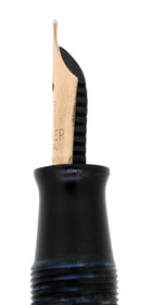 1942 PARKER AZURE PEARL VACUMATIC MED 14K NIB FOUNTAIN PEN RESTORED EXCELLENT OFFERED BY ANTIQUE DIGGER