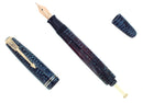 1942 PARKER AZURE PEARL VACUMATIC MED 14K NIB FOUNTAIN PEN RESTORED EXCELLENT OFFERED BY ANTIQUE DIGGER