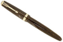 SCARCE 1942 PARKER VACUMATIC SENIOR MAXIMA GOLDEN PEARL FOUNTAIN PEN RESTORED OFFERED BY ANTIQUE DIGGER